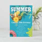 Zomerfeest Leuke verjaardag Kaart (Staand voorkant)