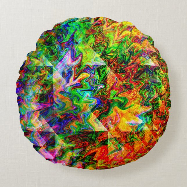 Zomerfeest...... Rond Kussen (Voorkant)