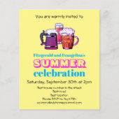 Zomerfeest Uitnodiging (Voorkant)