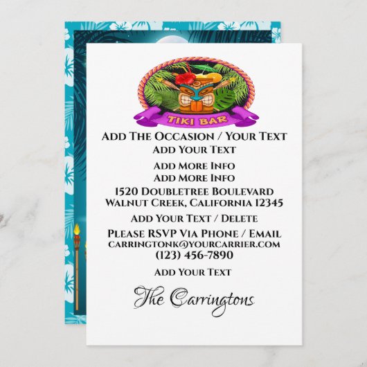 Zomerfeest - Zie Achterzijde Kaart (Voorkant / Achterkant)