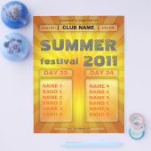 zomerfestival flyer (Enkel)