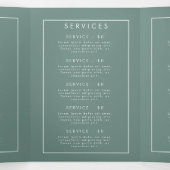 Zomerfolder Bloemenweide Drieluik Programma (Binnenkant midden)