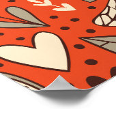 Zomerfruit Doodle Poster (Hoek)