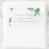 Zomerfruit retour adres sticker (Tas)