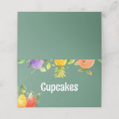 Zomerfruit Verjaardag Eten Tent Kaart Klantenkaartje (Buitenkant ongevouwen)