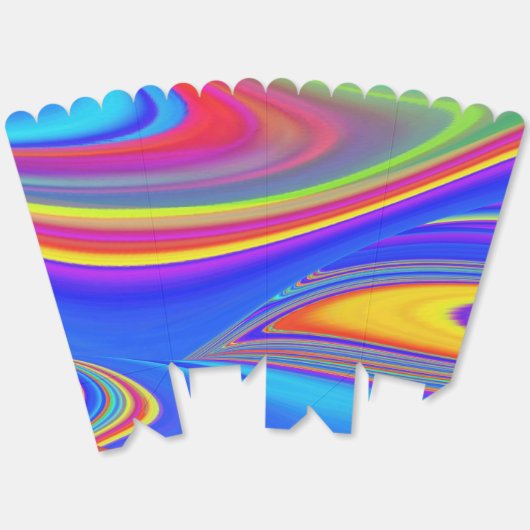 Zomergevoel, Abstracte 3D Rainbowart Bedankdoosjes (Ongevouwen)