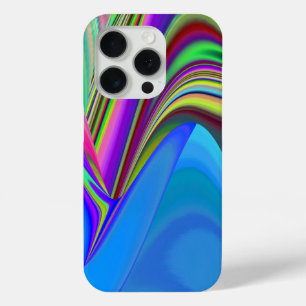 Zomergevoel, Abstracte 3D Rainbowart iPhone 15 Pro Case
