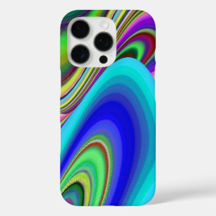 Zomergevoel, Abstracte 3D Rainbowart iPhone 16 Pro Hoesje