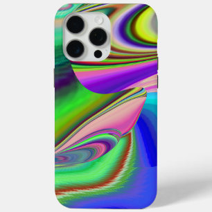 Zomergevoel, Abstracte 3D Rainbowart iPhone 15 Pro Max Hoesje