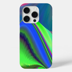 Zomergevoel, Abstracte 3D Rainbowart iPhone 15 Pro Case