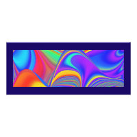 Zomergevoel, Abstracte 3D Rainbowart