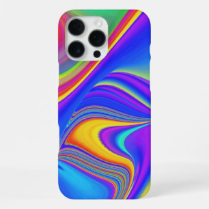 Zomergevoel, Abstracte 3D Rainbowart iPhone 16 Pro Max Hoesje