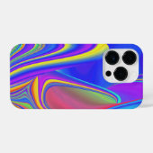Zomergevoel, Abstracte 3D Rainbowart iPhone Hoesje (Achterkant horizontaal)