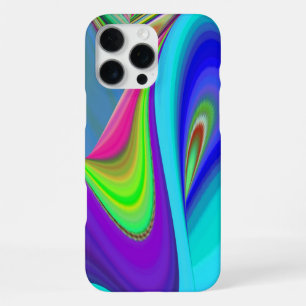 Zomergevoel, Abstracte 3D Rainbowart iPhone 16 Pro Max Hoesje
