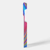 Zomergevoel, Abstracte 3D Rainbowart iPhone Hoesje (Linkerkant)