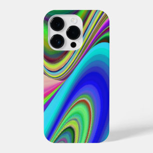 Zomergevoel, Abstracte 3D Rainbowart iPhone 14 Plus Hoesje