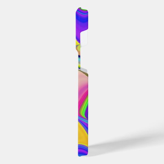 Zomergevoel, Abstracte 3D Rainbowart iPhone Hoesje (Linkerkant)