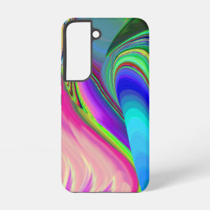 Zomergevoel, Abstracte 3D Rainbowart Samsung Galaxy Hoesje