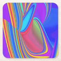 Zomergevoel, Abstracte 3D Rainbowart