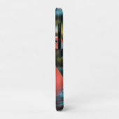 Zomergnoom in zonnebril op Flamingo Float Case-Mate iPhone Case (Achterkant/links)
