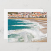 Zomergolven in Nazare Briefkaart (Voorkant / Achterkant)