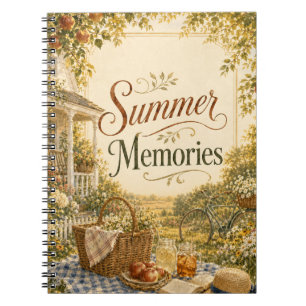 Zomerherinneringen Nostalgisch Cottagecore Dagboek Notitieboek