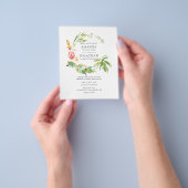 Zomerhuwelijksuitnodiging Flyer (Hand)
