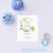 Zomerhuwelijksuitnodiging Flyer (Enkel)