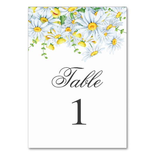 Zomerkamille. Lente tuin bloemen bruiloft Kaart (Voorkant)