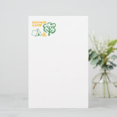 zomerkamp briefpapier (Staand voorkant)