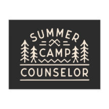 Zomerkamp counselor bos kampeerpersoneel