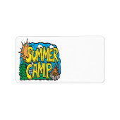 zomerkamp etiket (Voorkant)