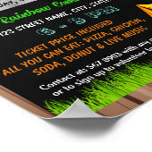 Zomerkamp event sjabloon poster (Hoek)