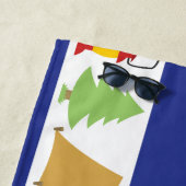 Zomerkamp gepersonaliseerde strandlaken (In situ)