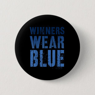 Zomerkamp Winnaars Draag Blauwe Competitie Oorlogs Ronde Button 5,7 Cm