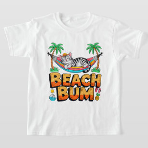 Zomerkat Strandverslaafde - Grappige Tropische Han T-shirt