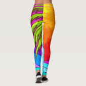 Zomerkleuren Leggings (Achterkant)