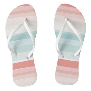 zomerkleuren retro teenslippers