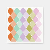 Zomerkleurenpatroon Servet (Voorkant)