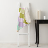 Zomerkleurenpatroon Sherpa Deken (In situ)