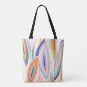 Zomerkunst: Creatief collage patroon Draagtas (Achterkant)