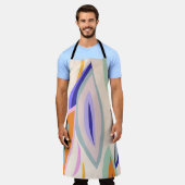 Zomerkunst: Creatief collage patroon Schort (Gedragen)