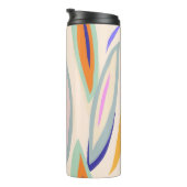 Zomerkunst: Creatief collage patroon Thermosbeker (Geroteerd rechts)