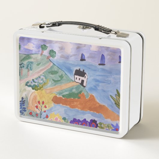 Zomerkust en bloemen (Achterkant)