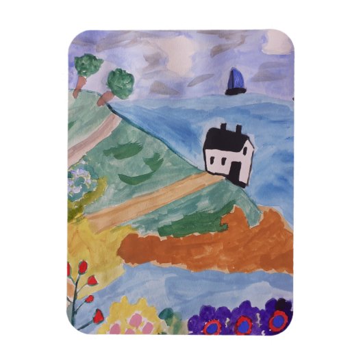 Zomerkust en ventilator magneet (Verticaal)