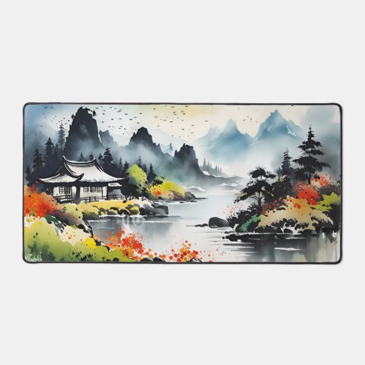 zomerlandschap bureaumat (Voorkant)