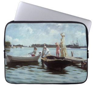 Zomerleven op de eilandjes (door Albert Edelfelt) Laptop Sleeve