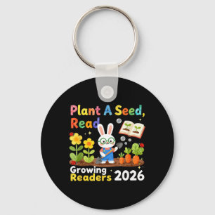 Zomerlezen 2026 Plant Een Zaad Lees Groeiend Sleutelhanger