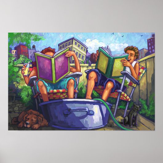 Zomerlezen Poster (Voorkant)