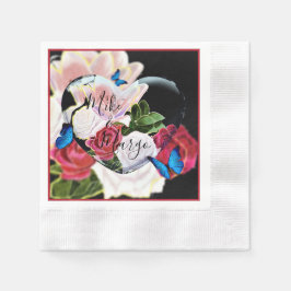 Zomerliefde hangt in de lucht servet